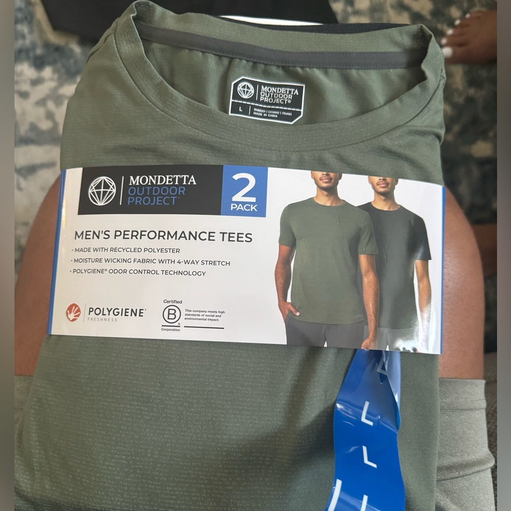 2 Pack Men’s Performance Tees